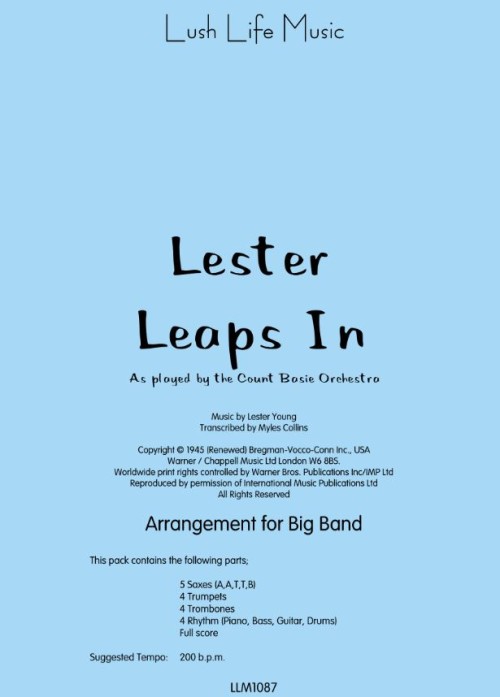 LESTER LEAPS IN (Basie)